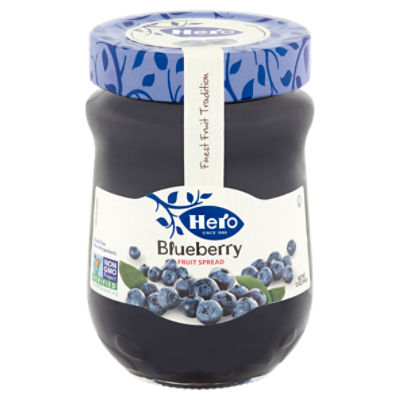 Hero Blueberry Fruit Spread, 12 oz