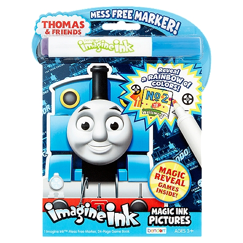 Bendon Imagine Ink Magic Ink Pictures Thomas & Friends Mess Free