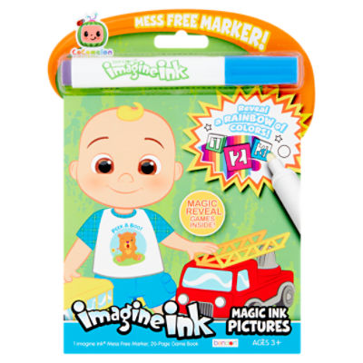 Bendon Imagine Ink Cocomelon Magic Ink Pictures Mess Free Marker and ...