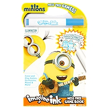 Bendon Imagine Ink Mess Free Marker! with Game Book, Minions, 1 Each