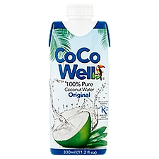 Coco Well Original 100% Pure Coconut Water, 11.2 fl oz