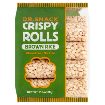 Dr. Snack Brown Rice Crispy Rolls, 2.8 oz