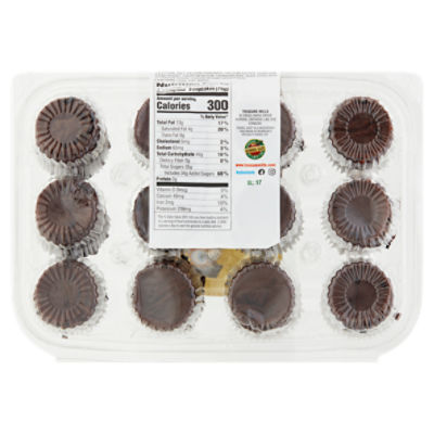 12-Pack Mini Cupcake & Muffin Containers | Sample