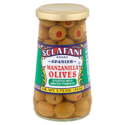 Sclafani Spanish Manzanilla Olives, 5.75 oz