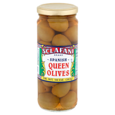 Sclafani Olives - Plain Queen, 10 oz