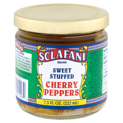 Sclafani Sweet Stuffed Cherry Peppers, 7.5 fl oz