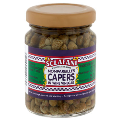 Sclafani Capers in Wine, 4 oz