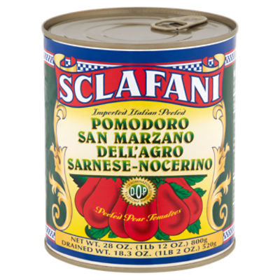 Sclafani Genuine San Marzano Tomatoes, 28 oz