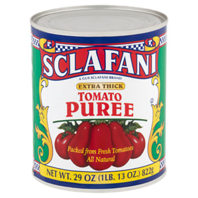 Sclafani Tomato Puree - Heavy Concentrated, 28 oz
