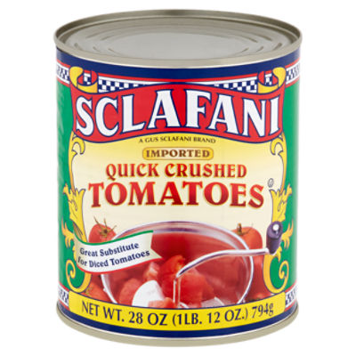 Sclafani Quick Crushed Tomatoes, 28 oz