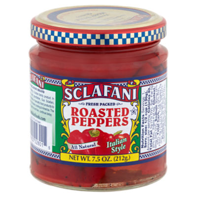 Sclafani Roasted Peppers, 7.5 oz