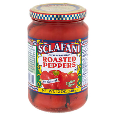 Sclafani Italian Style Roasted Peppers, 12 oz