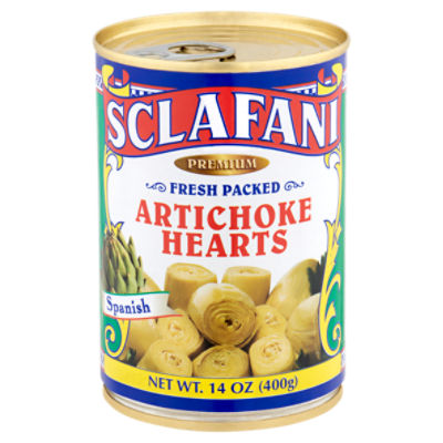 Sclafani Whole Artichokes Hearts - Spanish, 14 oz