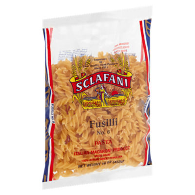 Sclafani Fusilli No. 6 Pasta, 16 oz