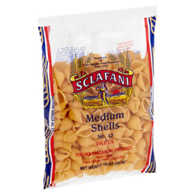 Sclafani Medium Shells No. 13 Pasta, 16 oz