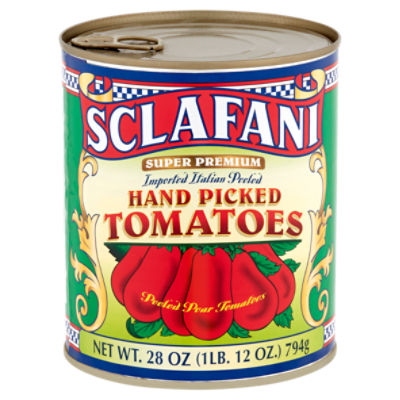 Sclafani Tomatoes - Hand Picked Italian Peeled, 28 oz