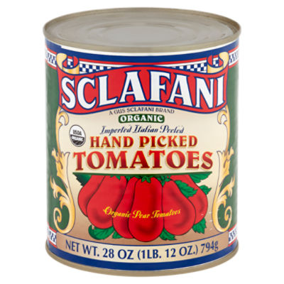 Sclafani Organic Hand Picked Tomatoes, 28 oz