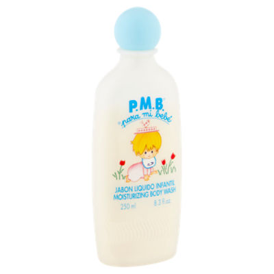 P.M.B. para mi bebe Jabon Liquido Infantil Moisuturizing Body Wash 8.3 oz  250 ml 