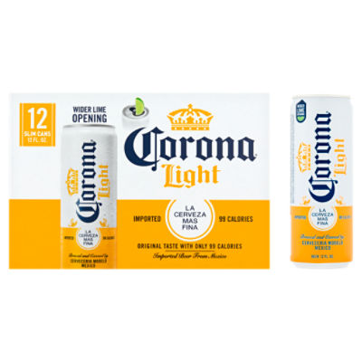 Corona Light Beer, 12 fl oz, 12 count