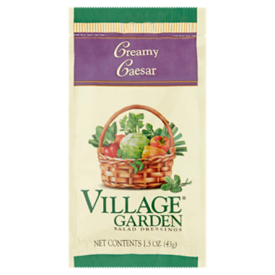 Village Garden Creamy Caesar Salad Dressing, 1.5 oz