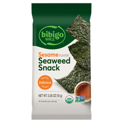 Bibigo Sesame Flavor Seaweed Snack, 0.35 oz