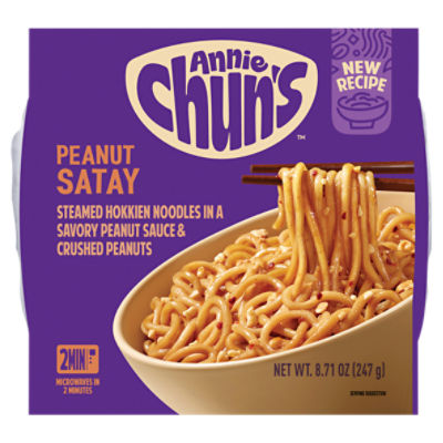 Annie Chun's Peanut Satay Noodles, 8.71 oz, 8.71 Ounce