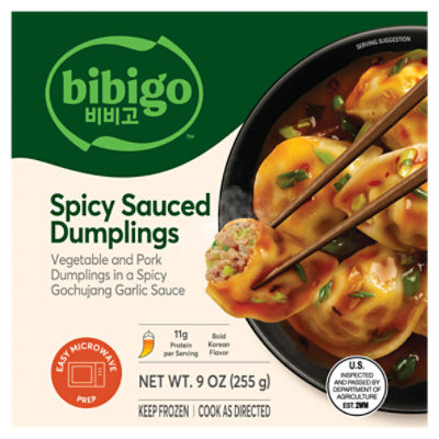 Bibigo Spicy Sauced Dumplings, 9 oz