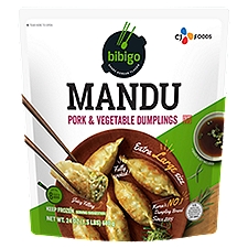 Bibigo Mandu Pork and Vegetable, 24 Ounce