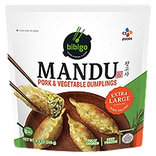CJ Foods Bibigo Mandu Pork & Vegetable Dumplings, 8.6 oz