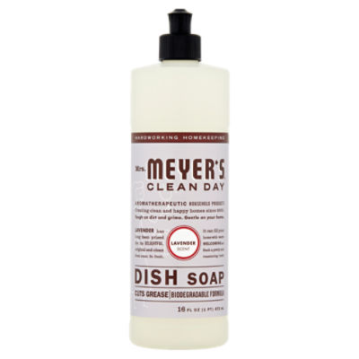 Mrs. Meyer's Clean Day Lavender Scent Dish Soap, 16 fl oz