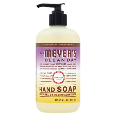 Mrs. Meyer's Clean Day Compassion Flower Hand Soap, 12.5 fl oz