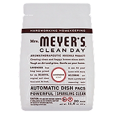 Mrs. Meyer's Clean Day Lavender Scent Automatic Dish Pacs, 20 count, 11.6 oz