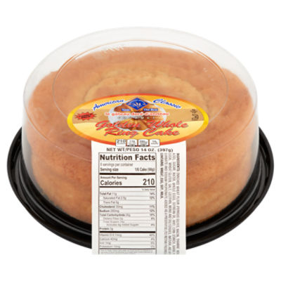 American Classic Gourmet Golden Whole Ring Cake Family Pack, 14 oz