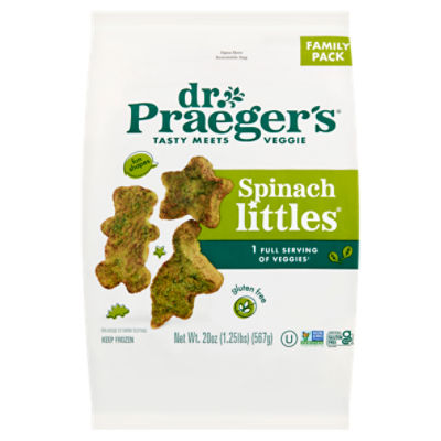 Dr. Praeger's Spinach Littles Family Pack, 20 oz