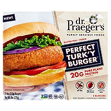 Dr. Praeger's Burger, Perfect Turk'y, 8 Ounce