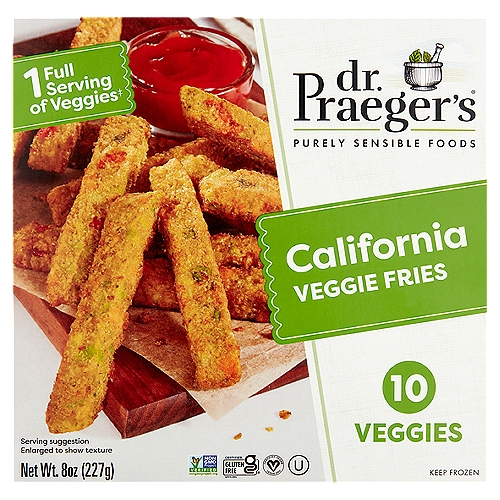 Dr. Praeger's California Veggie Fries, 10 count, 8 oz