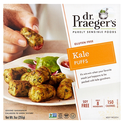Dr. Praeger's Kale Puffs, 9 oz
It's win-win when your favorite snack just happens to be packed with kale goodness.