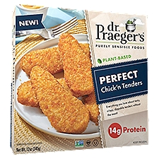 Dr. Praeger's Plant-Based Perfect Chick'n Tenders, 12 oz, 12 Ounce