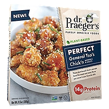 Dr. Praeger's Perfect General Tso's Chick'n Morsels & Sauce, 9.5 oz, 9.5 Ounce
