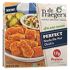 Dr. Praeger's Plant-Based Perfect Nashville Hot Chick'n, 9.5 oz