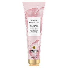 Pantene Sulfate Free Conditioner for Dry Damaged Hair, Moisturizes with Rosewater, Tames Frizz, Safe for Color Treated Hair, Paraben Free, 8.0 oz