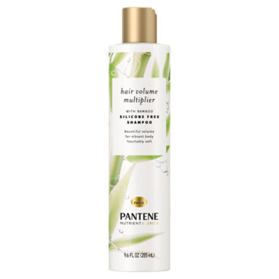 fuldstændig peddling Delegeret Pantene Nutrient Blends Hair Volume Multiplier with Bamboo Shampoo For Fine  Hair, 17.9 fl oz
