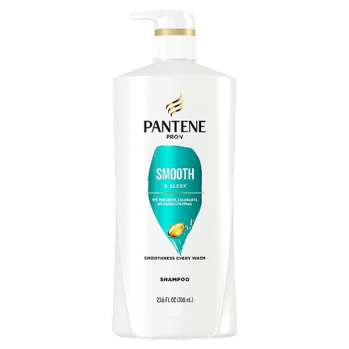 PANTENE PRO-V Smooth & Sleek Shampoo, 23.6 oz