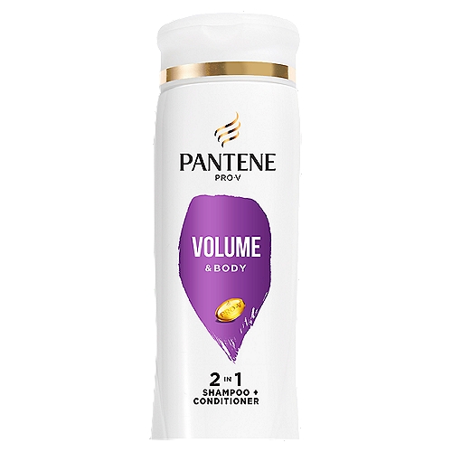 Pantene Pro-V Volume & Body 2in1 Shampoo + Conditioner, 12.0oz