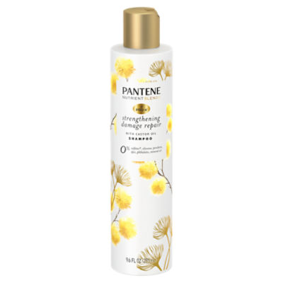 Pantene Pro-V Nutrient Blends Strengthening Damage Repair with Castor Oil Shampoo, 9.6 fl oz