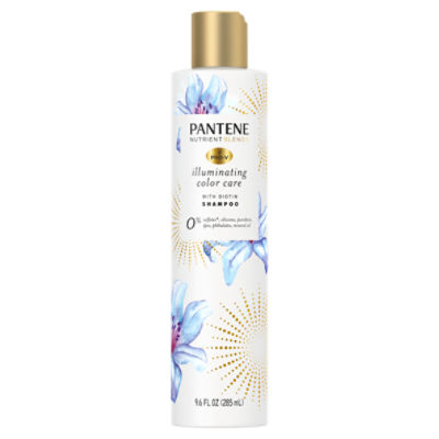 Pantene Pro-V Nutrient Blends Illuminating Color Care with Biotin Shampoo, 9.6 fl oz