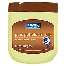 Lucky Super Soft Cocoa Butter Scented Pure Petroleum Jelly, 6 oz, 6 Ounce
