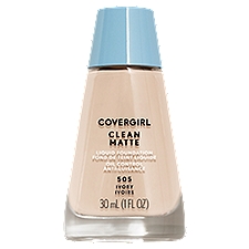 Covergirl Clean Matte 505 Ivory Liquid Foundation, 1 fl oz liq