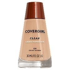 Covergirl Clean 120 Creamy Natural, Liquid Foundation, 1 Fluid ounce