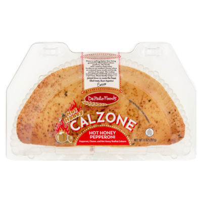 DePalo Foods Hot Honey Pepperoni Calzone, 8 oz